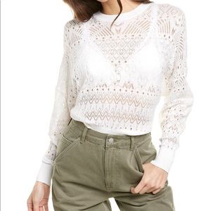 IRO White Peypin Knit Sweater